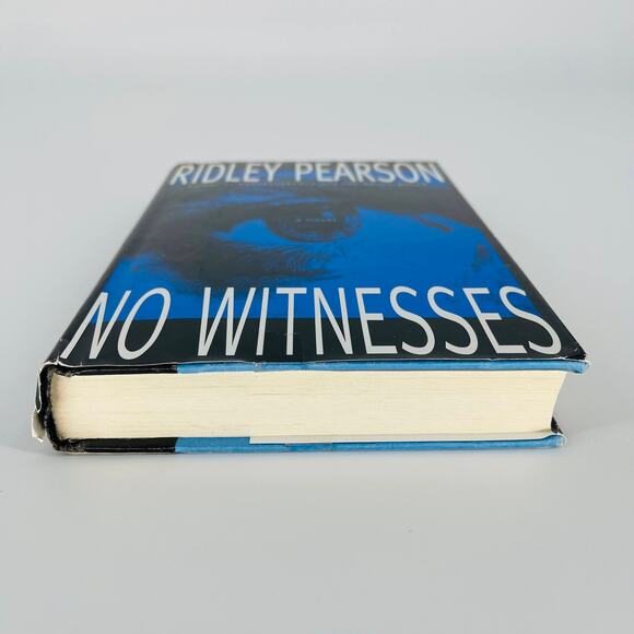 No Witnesses, a hardcover novel / book by Ridley Pearson - Good Used Condition - Picture 3 of 11